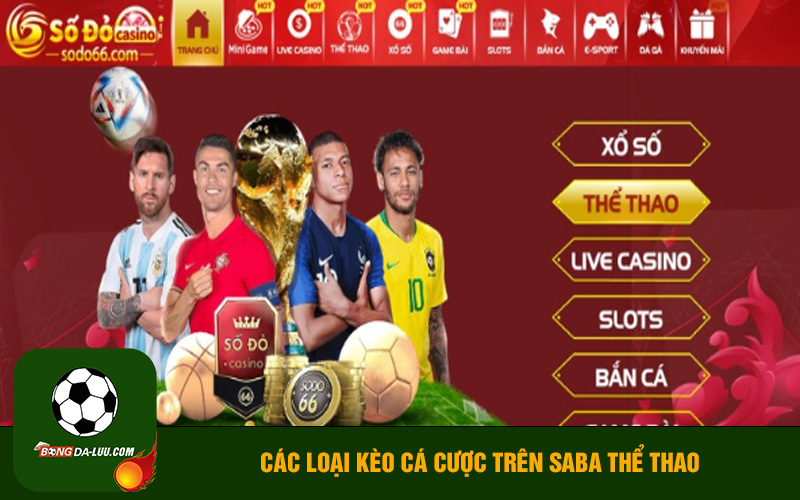 Các Loại Kèo Cá Cược Trên SABA Thể Thao